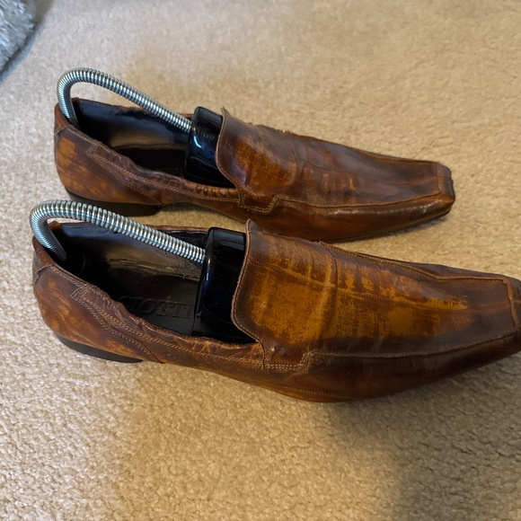 Paciotti leather slip-on loafers main image 4